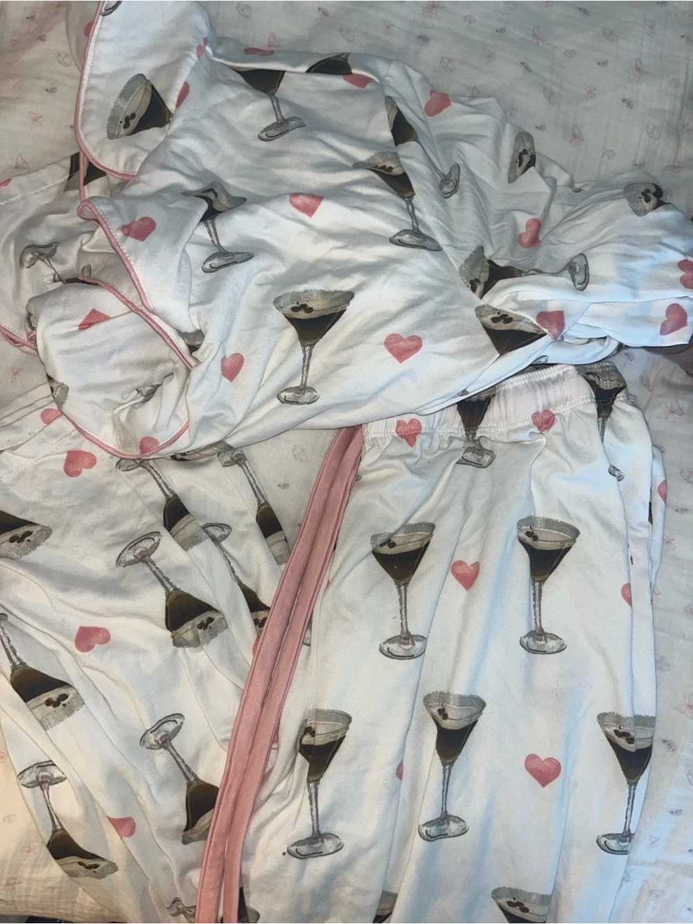 pj salvage espresso martini pajamas